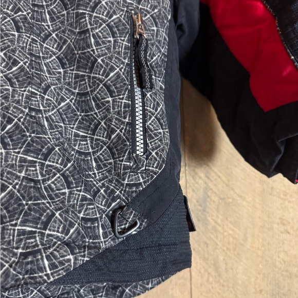 Obermeyer black and white print winter jacket Size 4 - Picture 6 of 16